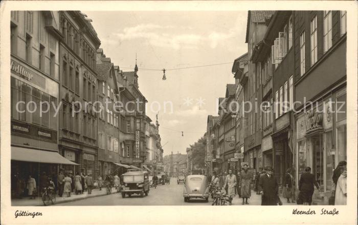 Goettingen Niedersachsen Weender Strasse
