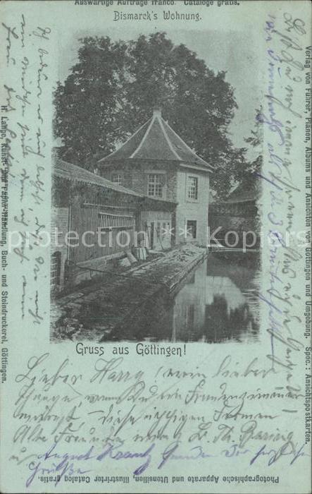 Goettingen Niedersachsen Bismarcks Wohnung