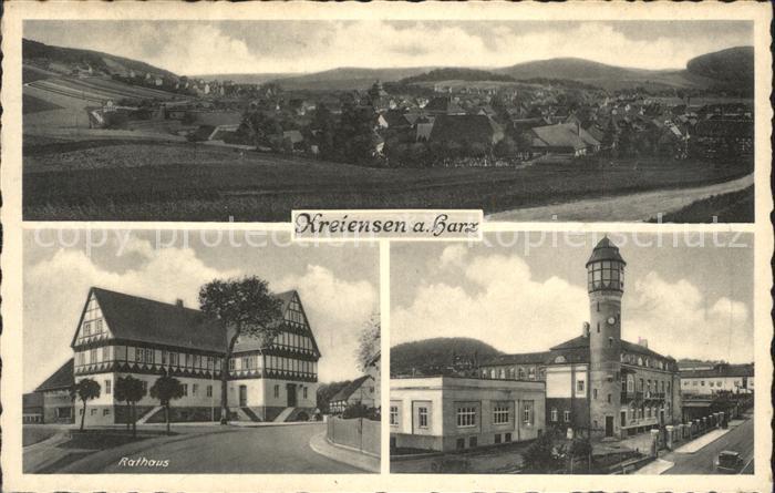 Kreiensen Panorama Rathaus Teilansicht