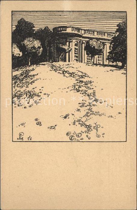 BRAUNSCHWEIG  CITY Schloss Richmond Zeichnung