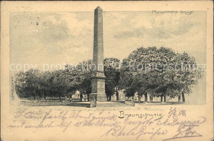 BRAUNSCHWEIG  CITY Monument der Herzoege