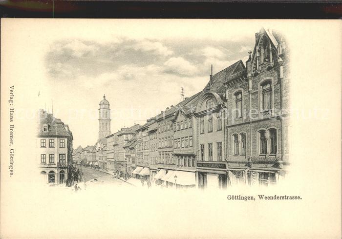 Goettingen Niedersachsen Weenderstrasse