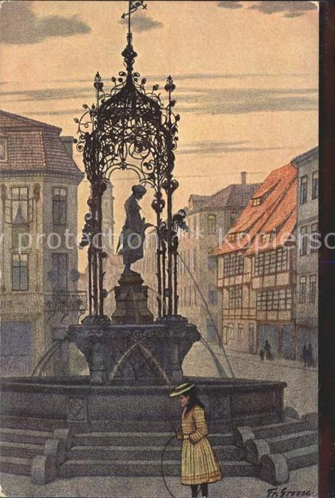 Goettingen Niedersachsen Gaenselieselbrunnen