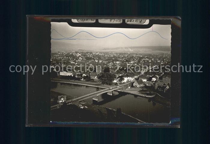 Holzminden Weser Fliegeraufnahme