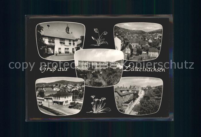 Luetzelsachsen Rathaus Ortsblick Bahnhof