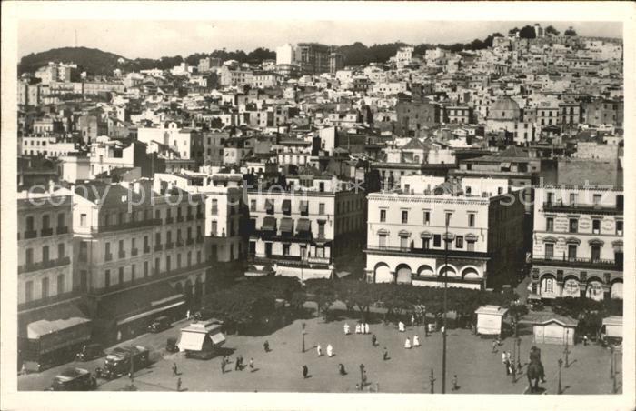 Alger Algerien Place du Gouvernement et la Casbah