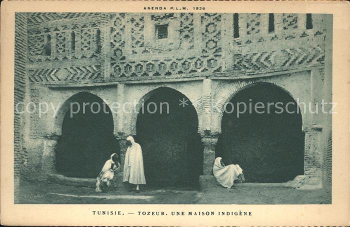 Tunis Tozeur Une Maison Indigene