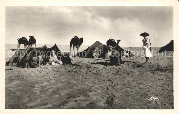 Maroc Marokko Campement de Nomades