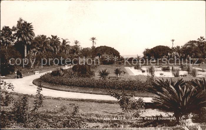 Alger Algerien Jardin d essai nouveau