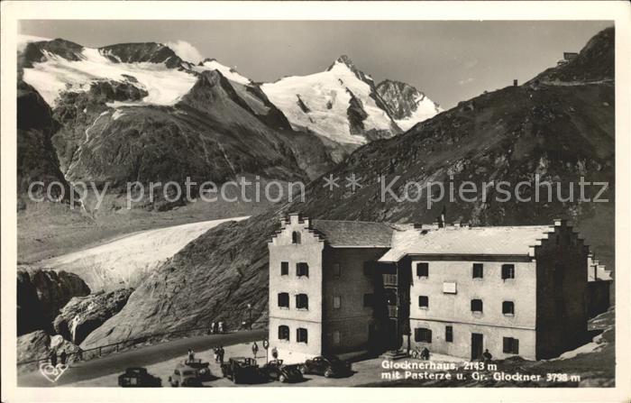 Grossglockner Glocknerhaus mit Pasterze