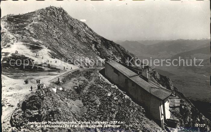 Innsbruck Nordkettenbahn Station Hafelekar Hafelekarspitze