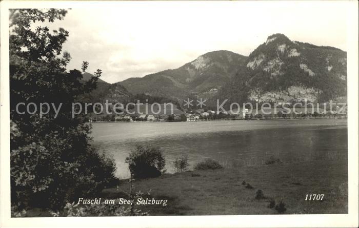 Fuschl See Salzkammergut Teilansicht