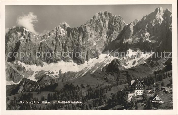 Austriahuette mit Dachsteinwänden
