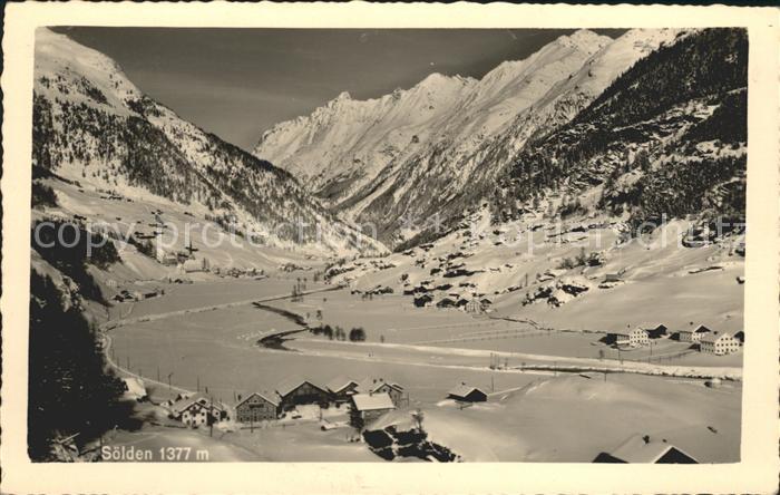 Soelden Oetztal Totalansicht