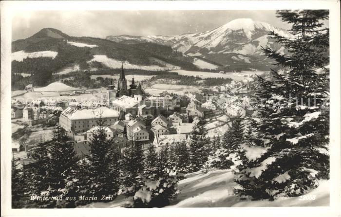 Mariazell Steiermark Winter Panorama