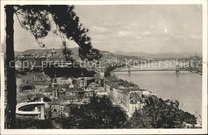 Budapest Aussicht vom Berg St Gellert
