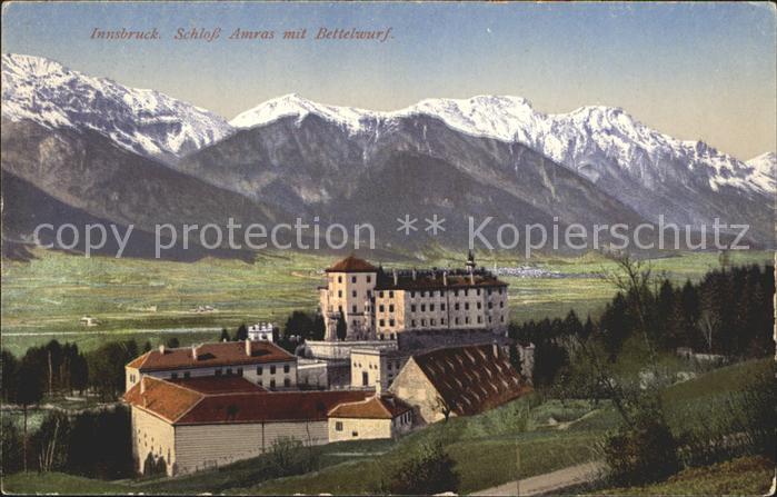 Innsbruck Schloss Amras mit Bettelwurf