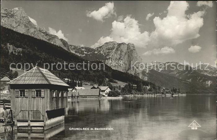 Grundlsee Steiermark mit Backenstein