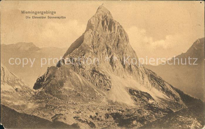 Mieming Miemingergebirge Ehrwalder Sonnenspitze