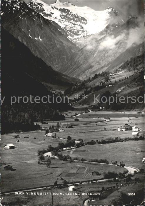 Neustift Stubaital Tirol mit Zuckerhuetl