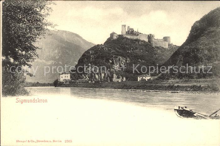 Bozen Suedtirol Burg Sigmundskron
