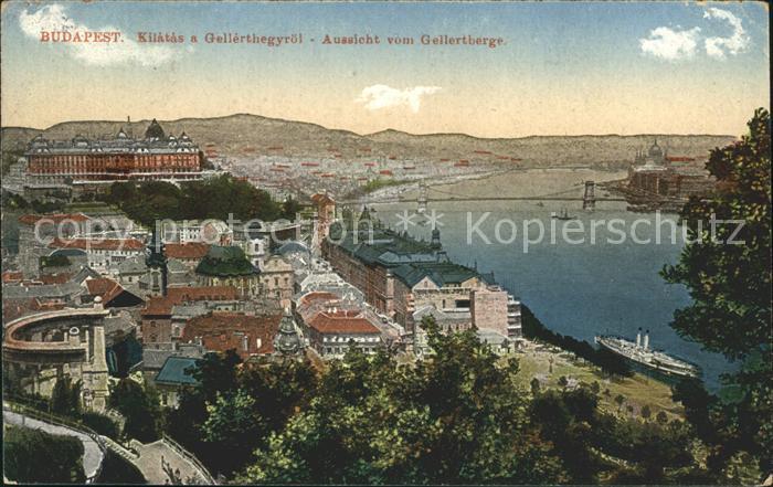 Budapest Blick vom Gellertberg