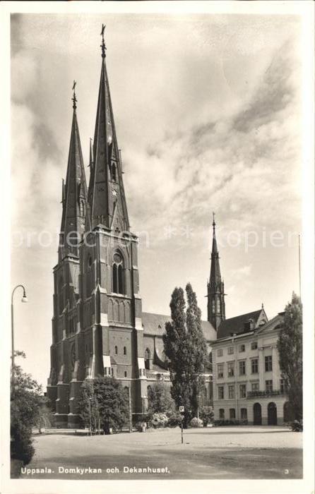 Uppsala Domkyrkan och Dekanhuset