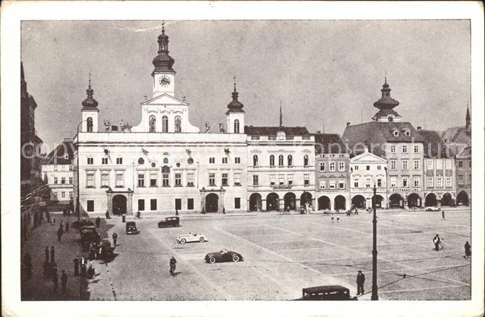 Budejovice Marktplatz Rathaus