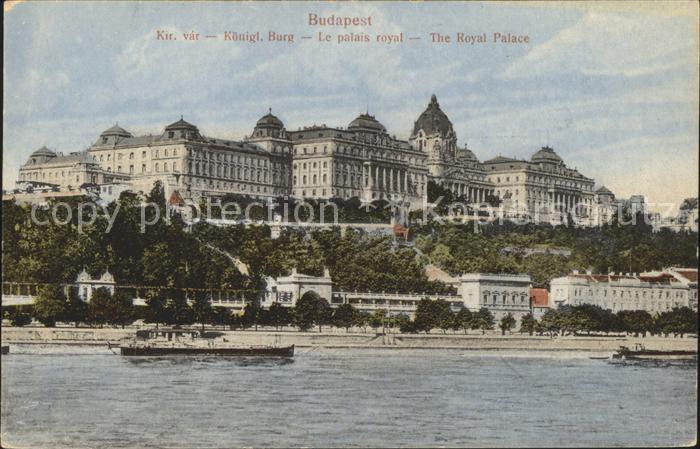 Budapest Kgl Burg Donaupartie