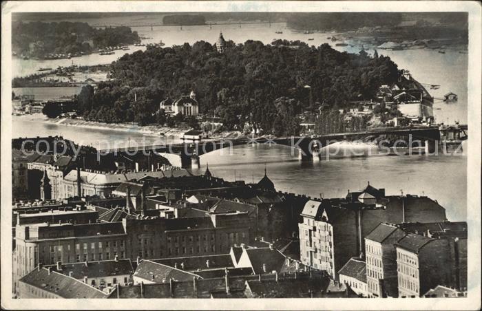 Budapest Blick auf St Margaretheninsel