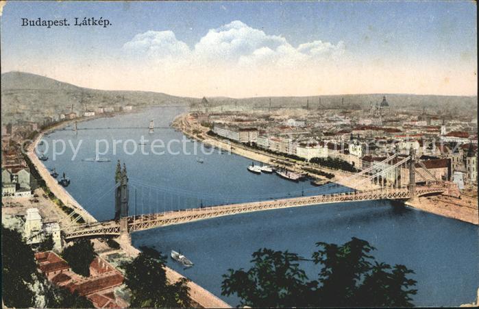 Budapest Totalansicht Brücke