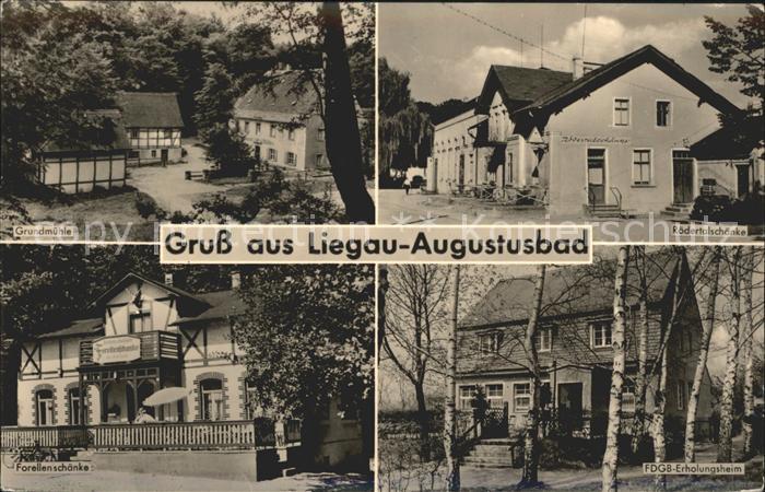 Liegau-Augustusbad Forellenschaenke Grundmuehle FDGB Erholungsheim