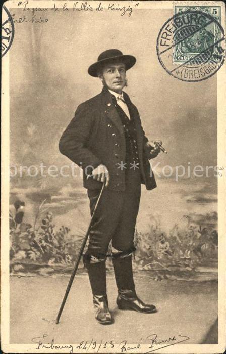 Freiburg Breisgau Bauer aus dem Kinzigtal