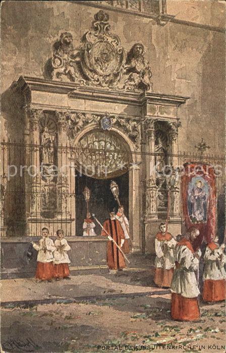 Koeln Rhein Portal Jesuitenkirche