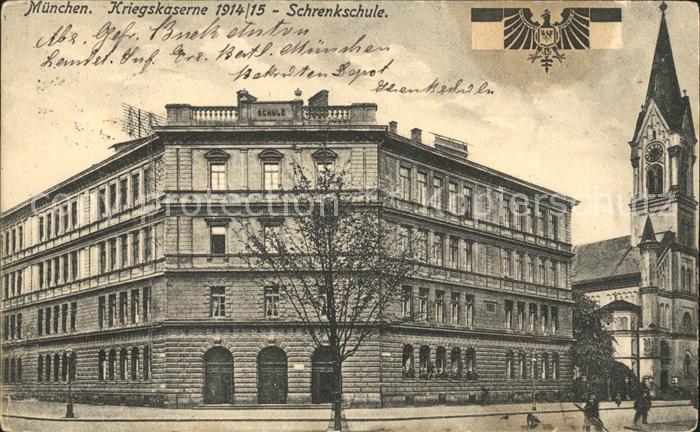 Muenchen Bayern Kriegskaserne Schrenkschule