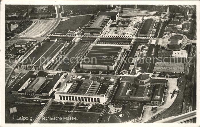 LEIPZIG Sachsen Technische Mess Fliegeraufnahme NZ4