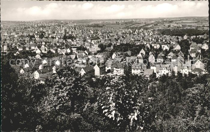 STUTTGART  CITY Zuffenhausen Fliegeraufnahme