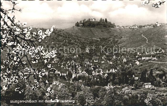 Uhlbach Stuttgart Wuerttemberg Fliegeraufnahme