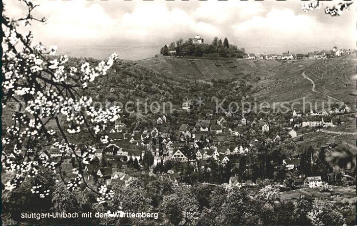 Uhlbach Stuttgart Wuerttemberg Fliegeraufnahme