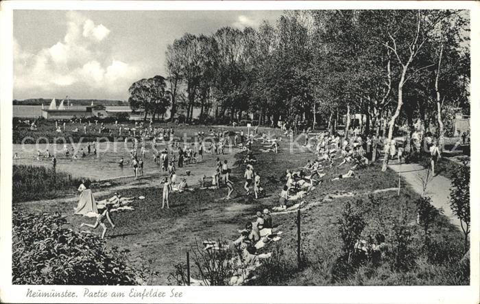 Neumuenster Schleswig-Holstein Einfelder See