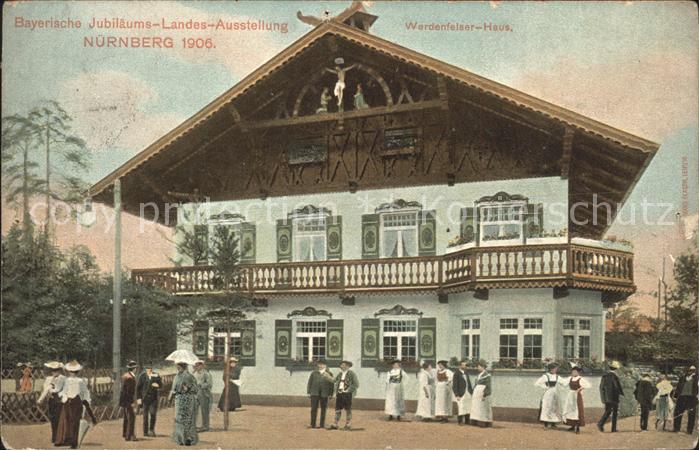NueRNBERG  CITY Werdenfelser Haus Bayerische Juilaeums- Landes- Ausstellung