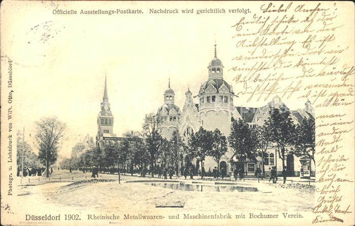 DuessELDORF  CITY Rheinische Metallwaren- und Maschinenfabrik