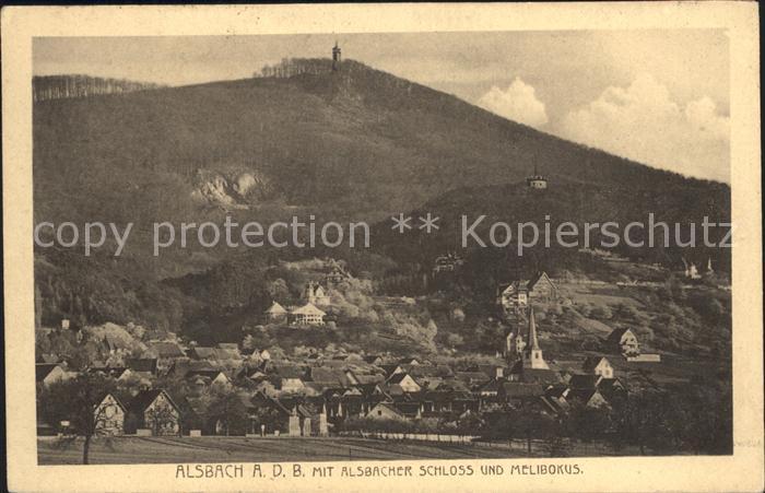 Alsbach Bergstrasse Schloss Melibokus