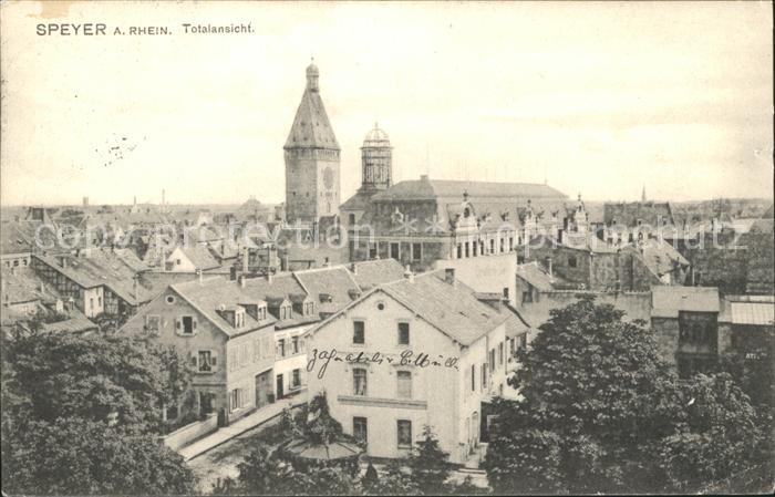 Speyer Rhein Fliegeraufnahme