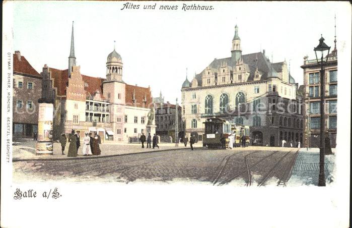 Halle Saale Altes und Neues Rathaus