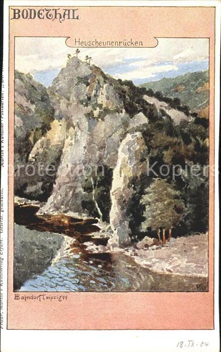 Bodetal Harz Heuscheunenruecken