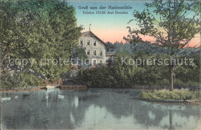 DRESDEN Elbe Haidemuehle