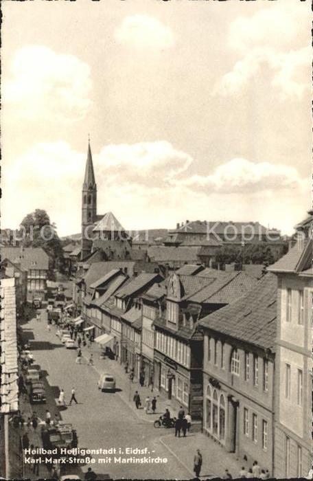 Heiligenstadt Eichsfeld Karl Marx Strasse Martinskirche