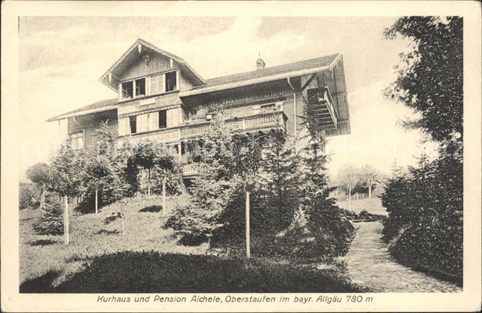Oberstaufen Oberallgaeu Bayern Kurhaus Pension Aichele