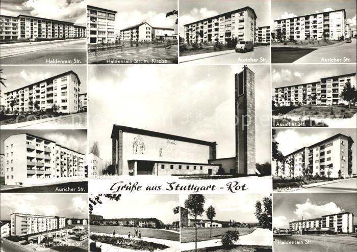 Rot Stuttgart Auricher Strasse Haldenrain Strasse Kirche